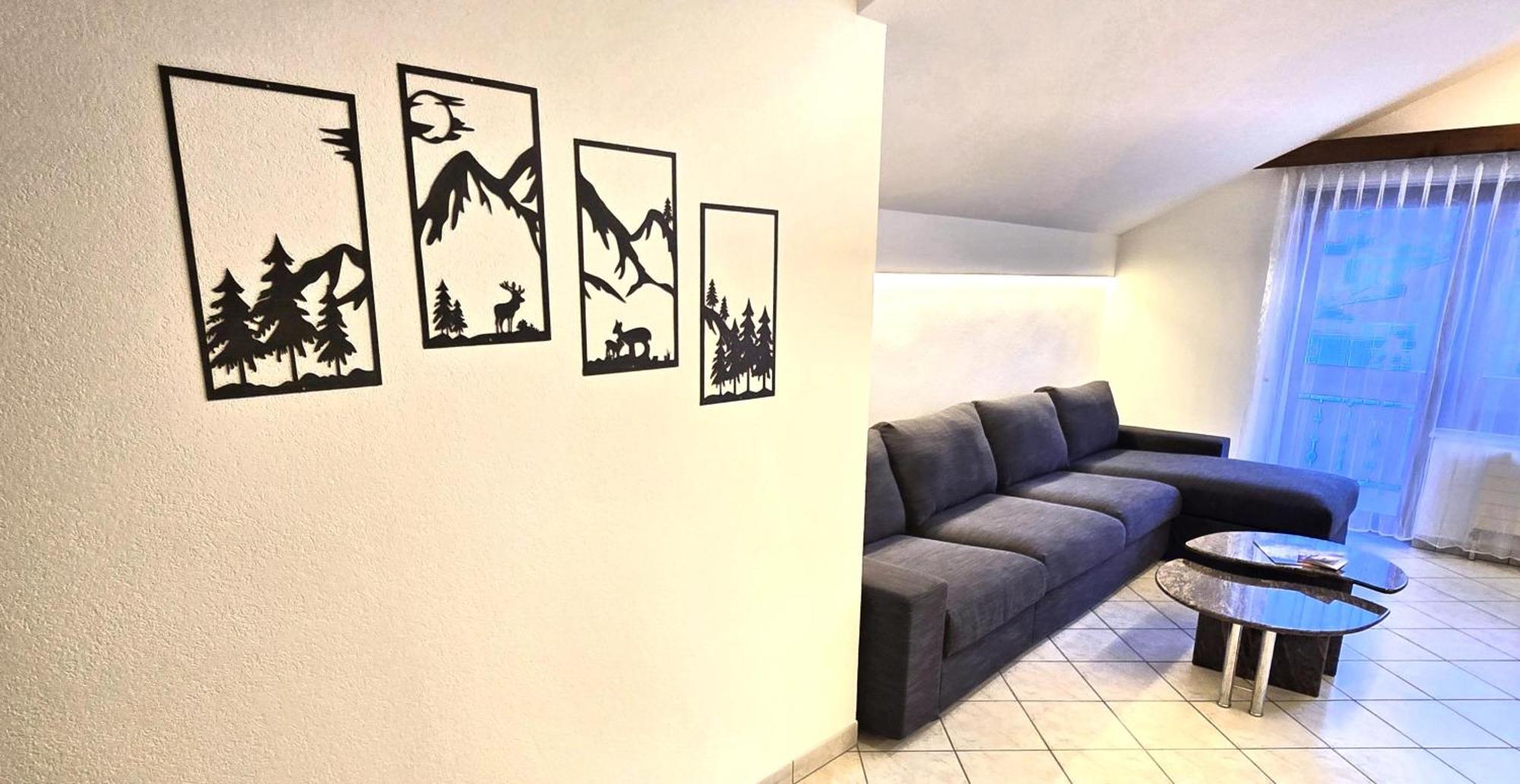 Ferienhaus Adonis Saas-Grund Esterno foto